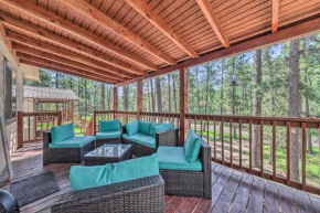 Charming Ruidoso Cabin with Deck and Fire Pit!